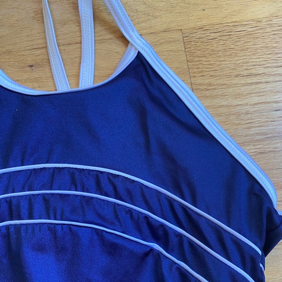 Blue figure skating dress - Picture 2 of 6